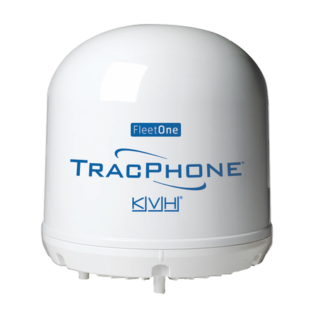 KVH Tracphone Fleet One Compact Dome W/10M Cable 01-0398